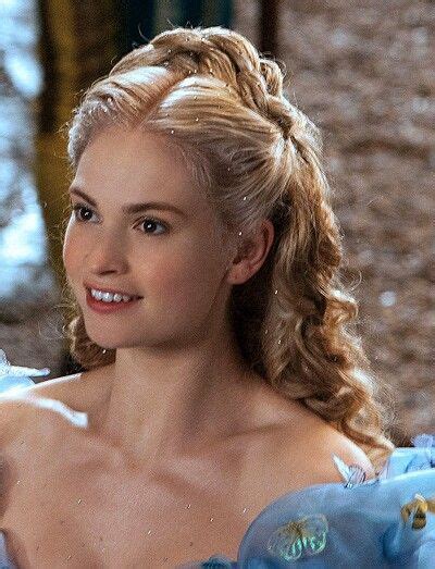 cinderella hairstyle 2015|lily james cinderella hair.